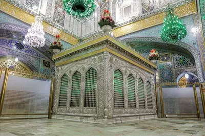 عکس ضریح مطهر امام رضا
