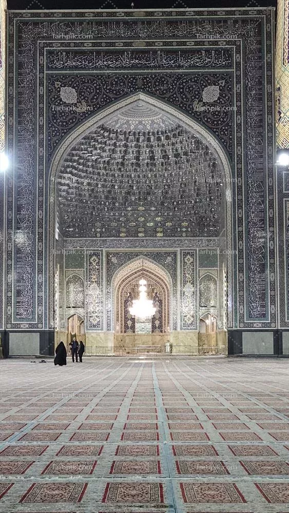 عکس ایوان صحن حرم امام رضا