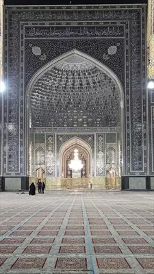 عکس ایوان صحن حرم امام رضا