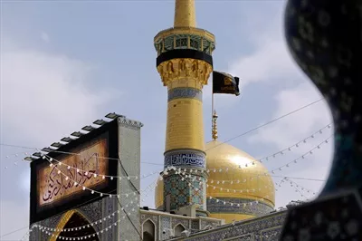 عکس حرم مطهر امام رضا در روز شهادت امام جواد