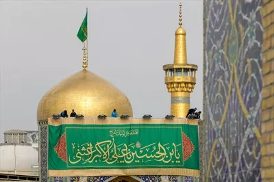 عکس گنبد حرم حضرت رضا