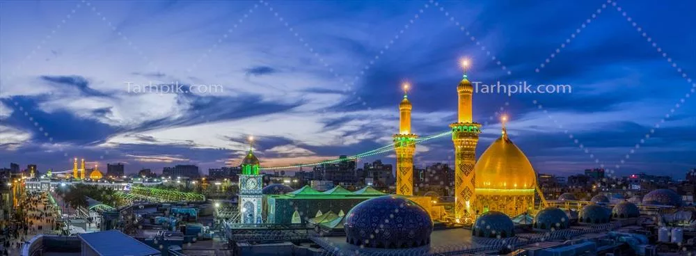 عکس پانوراما از بین الحرمین