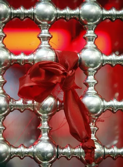عکس دخیل ضریح حرم امام حسین علیه السلام
