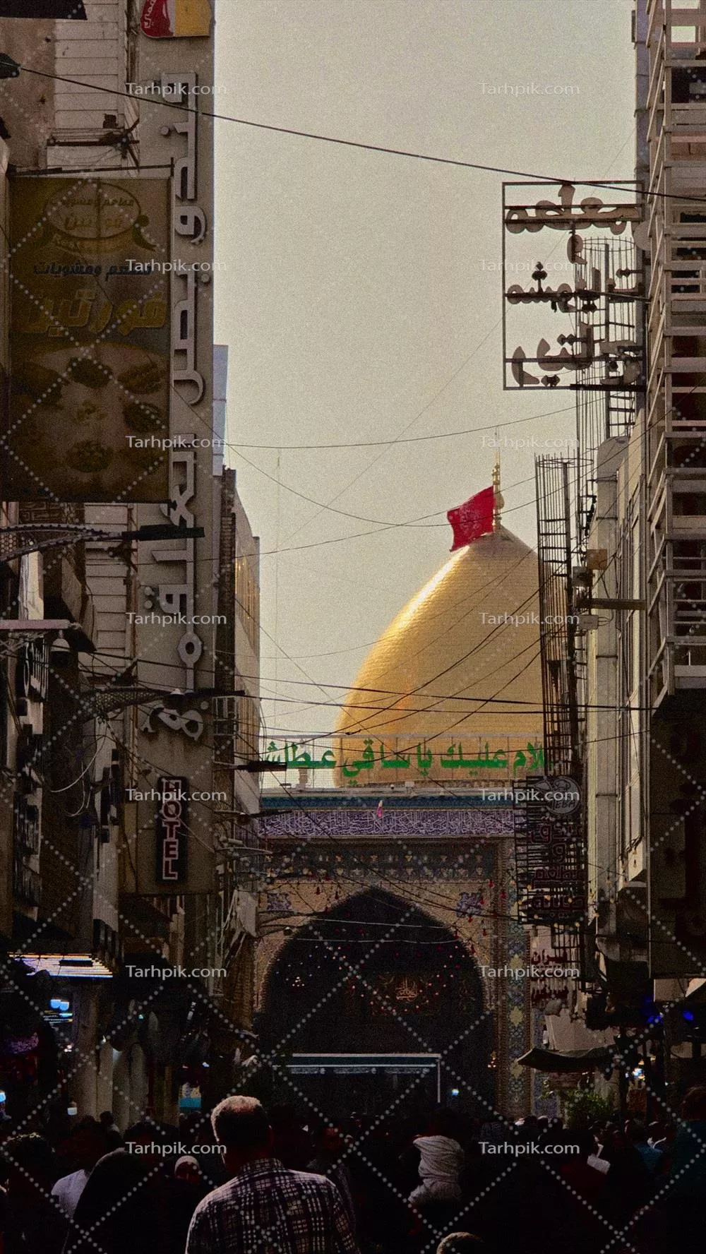 عکس گنبد حرم مطهر حضرت عباس علیه السلام کربلا