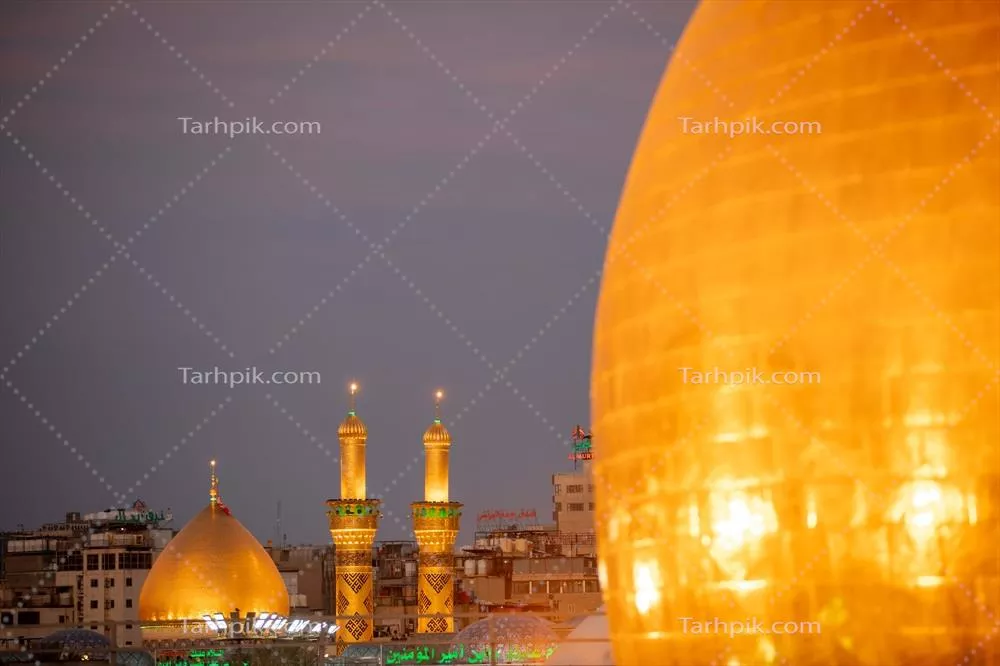 عکس گنبد حرم امام حسین