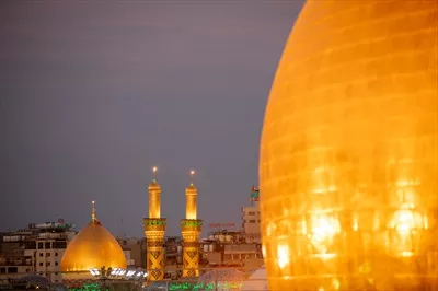 عکس گنبد حرم امام حسین