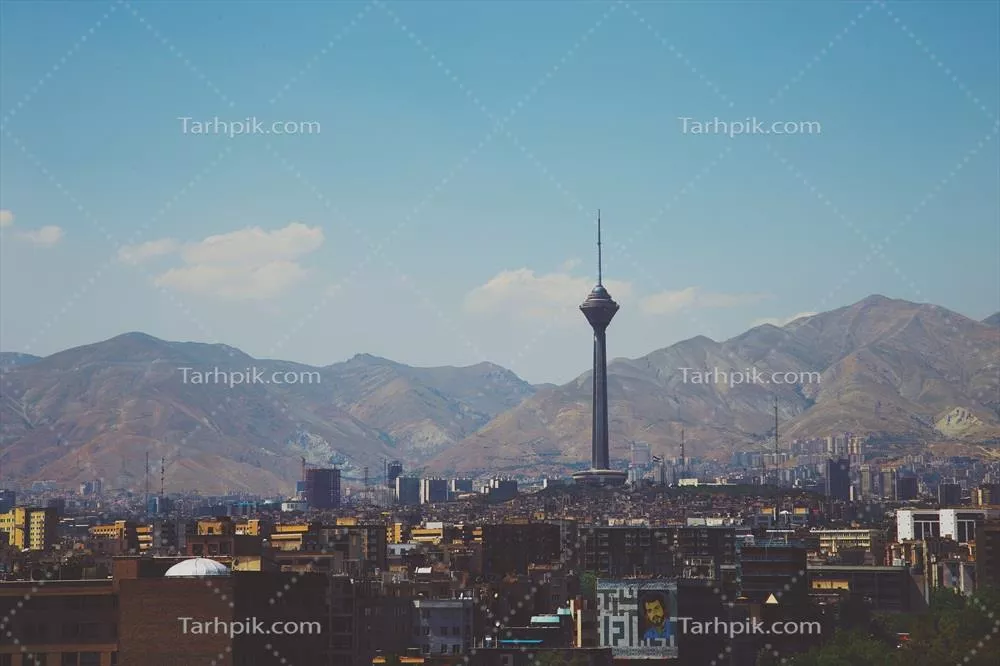 عکس برج میلاد تهران در زمان قدیم