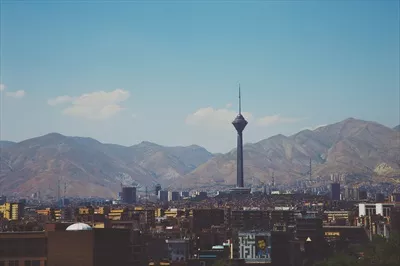 عکس برج میلاد تهران در زمان قدیم
