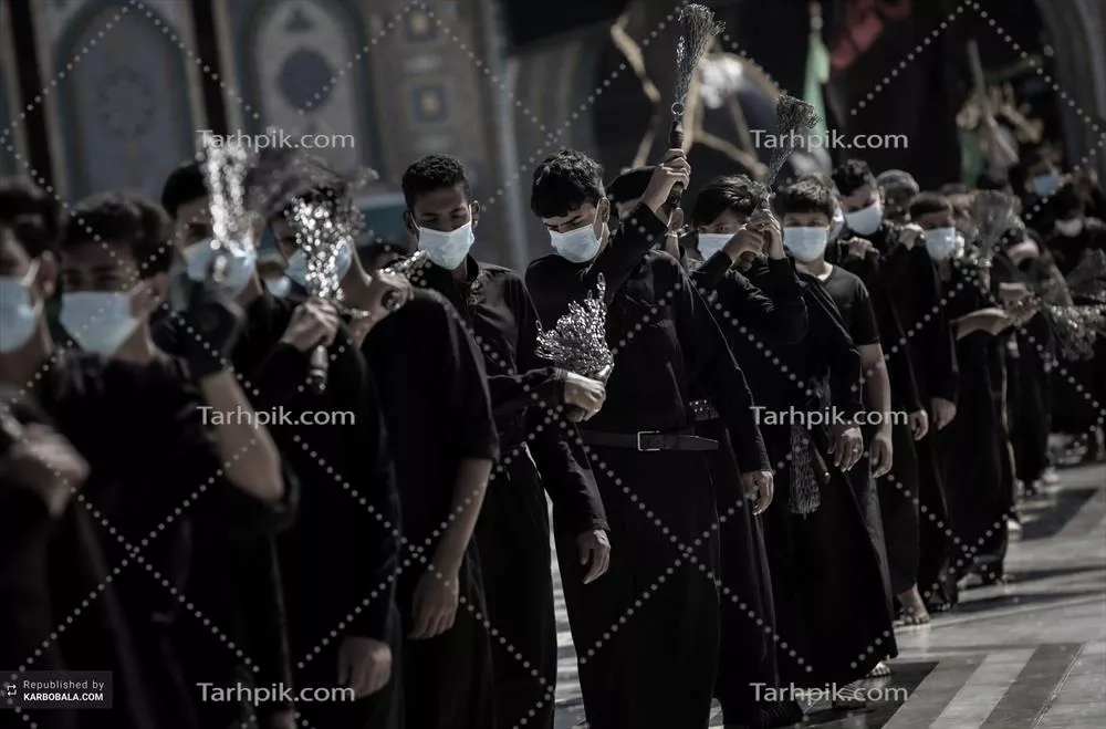 عکس عزاداری و سینه زنی عزادارن حسینی اربعین