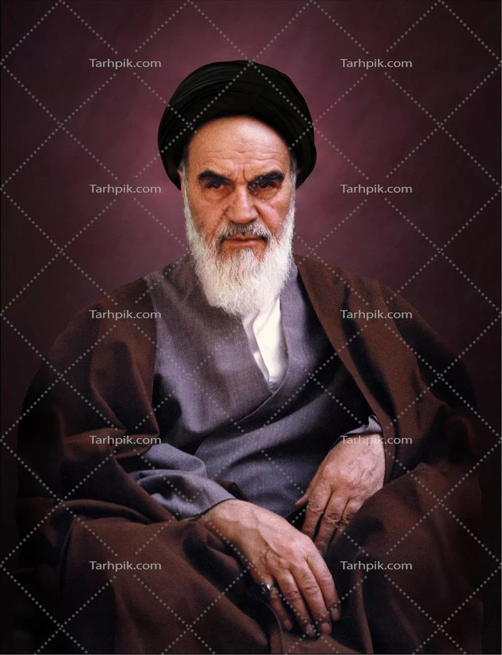 عکس سید روح الله خمینی رهبر پیشین انقلاب اسلامی
