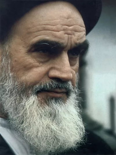 عکس ولی فقیه و بنیانگذار جمهوری اسلامی ایران امام خمینی