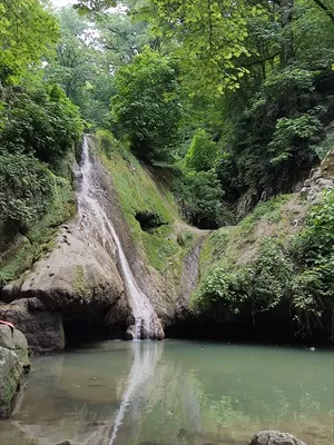 عکس آبشار جنگل های دیدنی گلستان