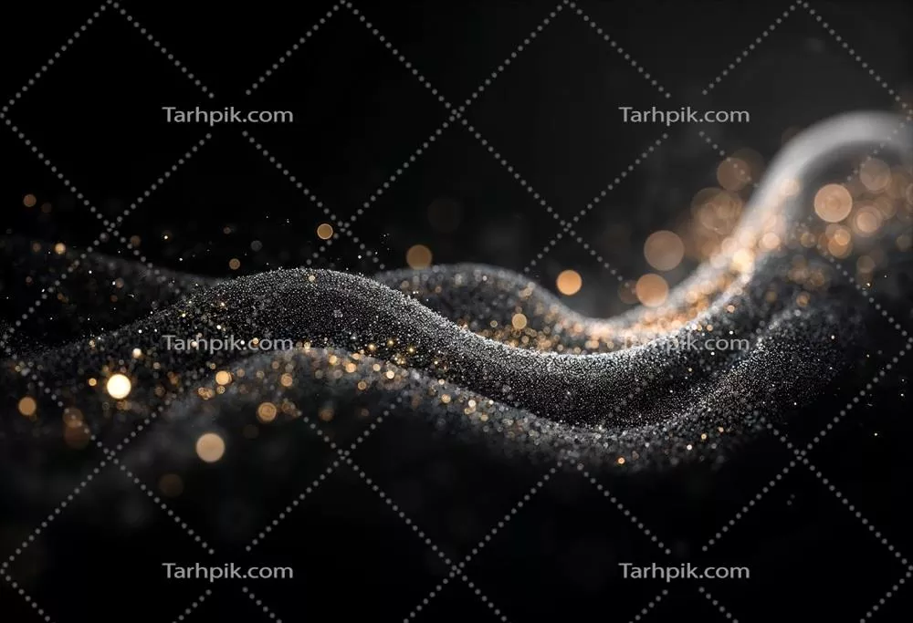 عکس پس زمینه زرق و برق طلایی مشکی