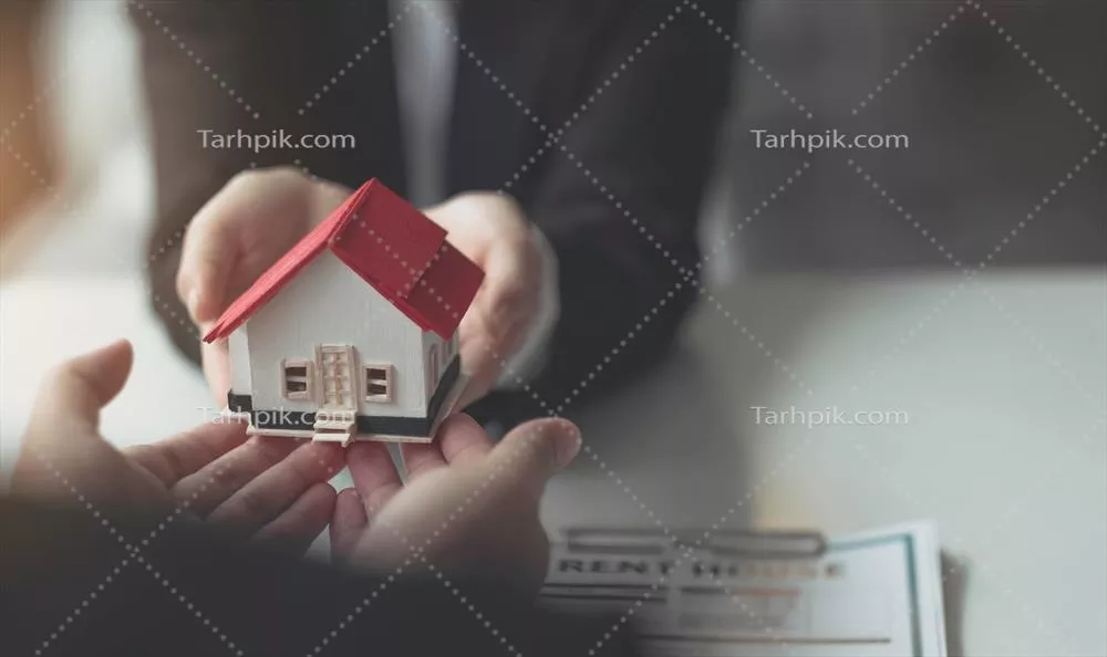 عکس مشاوره املاک در حال خرید و فروش خونه