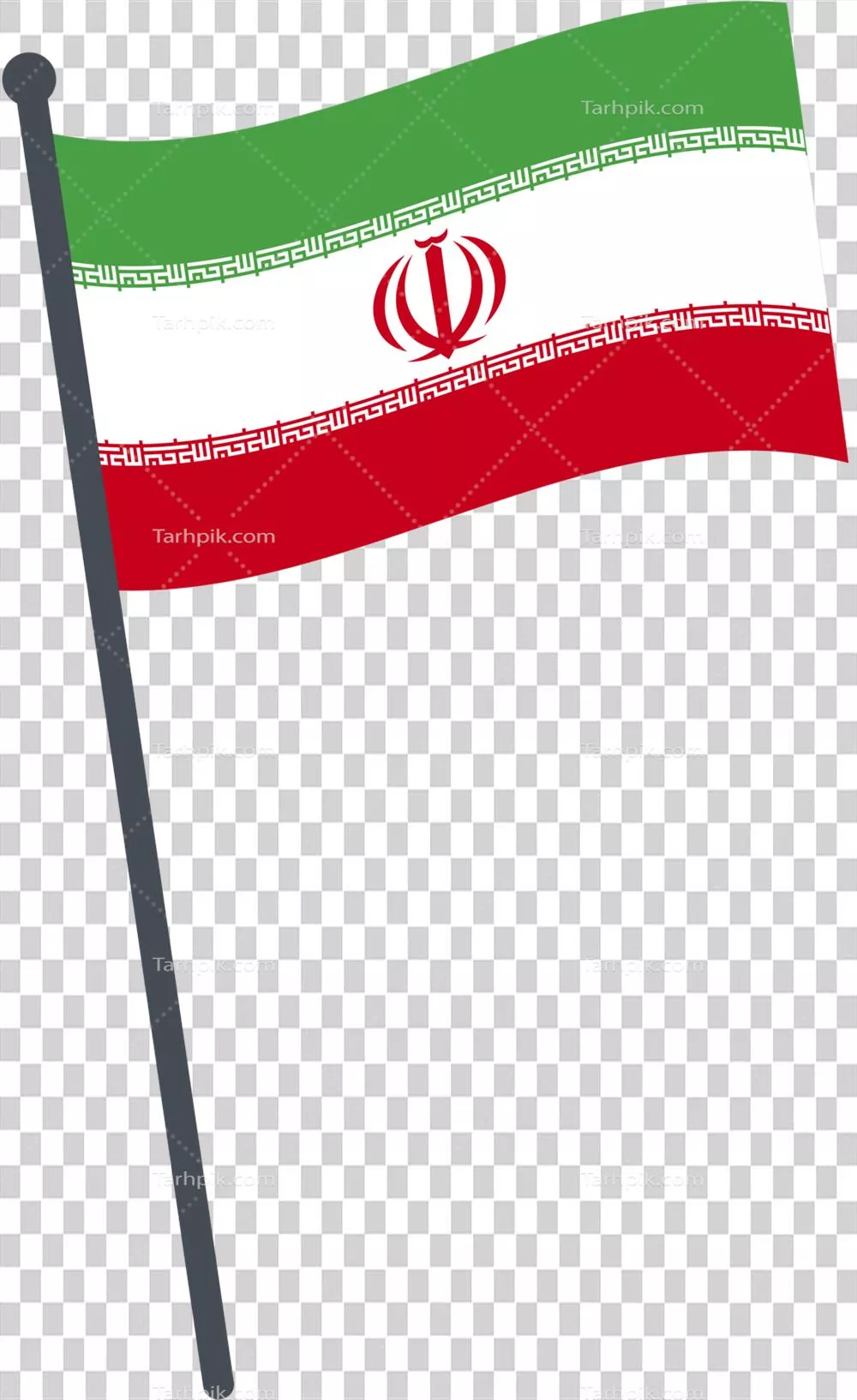 عکس دوربری بررسی و تحلیل نمادها و رنگ های پرچم جمهوری اسلامی ایران