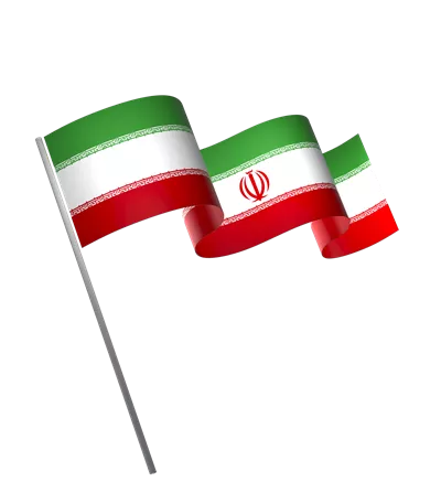 عکس دوربری پرچم ایران: نماد هویت و فرهنگ ملی با رنگ های سبز، سفید و قرمز