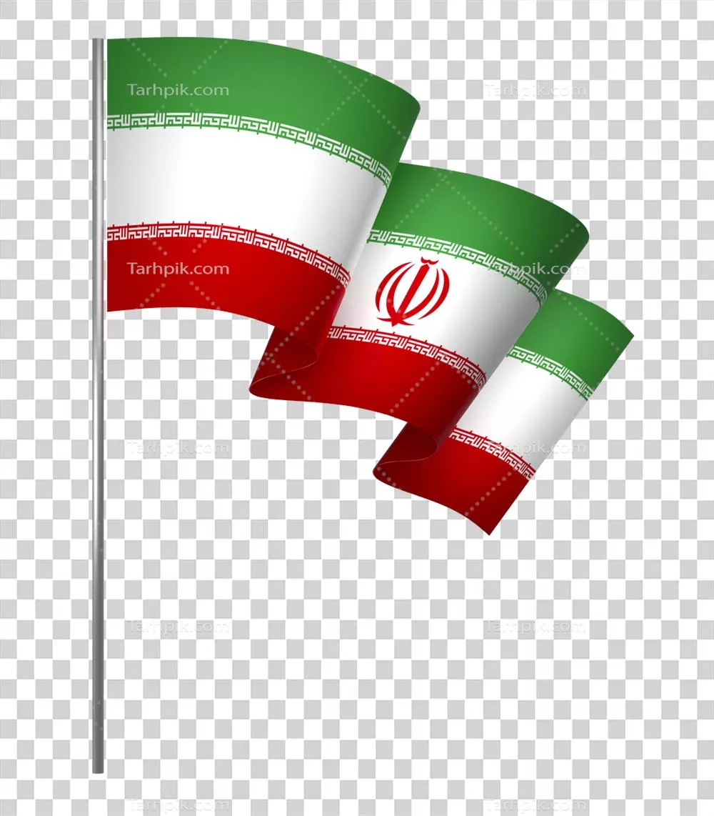 عکس دوربری بررسی و تحلیل نمادهای ملی در پرچم جمهوری اسلامی ایران