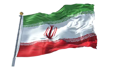 عکس دوربری پرچم ایران در اهتزاز: نماد ملیت و هویت ایرانی