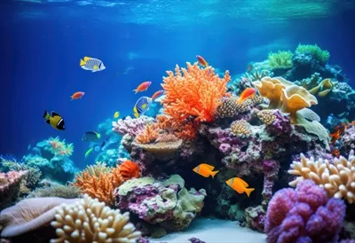 عکس زیبایی های رنگارنگ دنیای زیر آب با مرجان ها و ماهی های متنوع