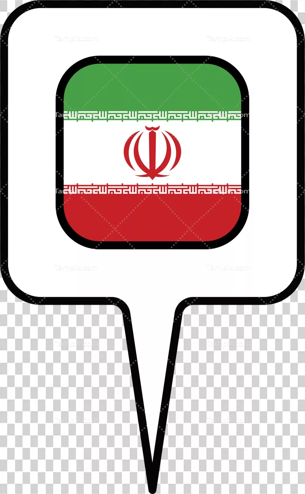 پرچم ایران در ایده