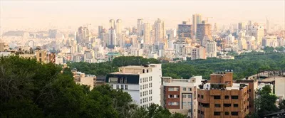 عکس نمایی زیبا از آسمان خراش های تهران در 28 مه 2022