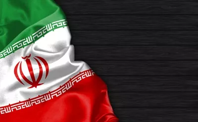 عکس تصویر سه بعدی نزدیک از پرچم ایران با کیفیت بالا