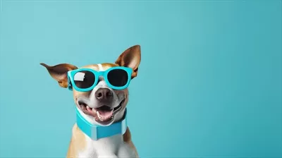 عکس تصویر جذاب و دوست داشتنی از تولد یک سگ با طراحی هوش مصنوعی