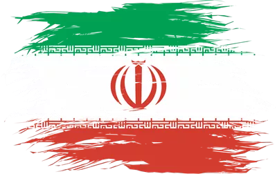 عکس دوربری پرچم ایران به صورت انتزاعی و با اشکال زیبا و جذاب