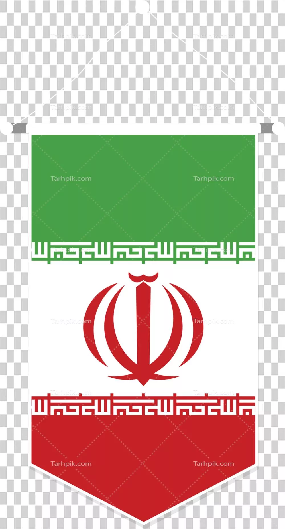 عکس دوربری پرچم ایران در قالب های مختلف برای مسابقات فوتبال