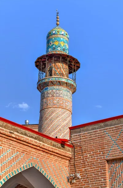 عکس مسجد آبی در ایروان ارمنستان: تاریخی و بازسازی شده با معماری اسلامی