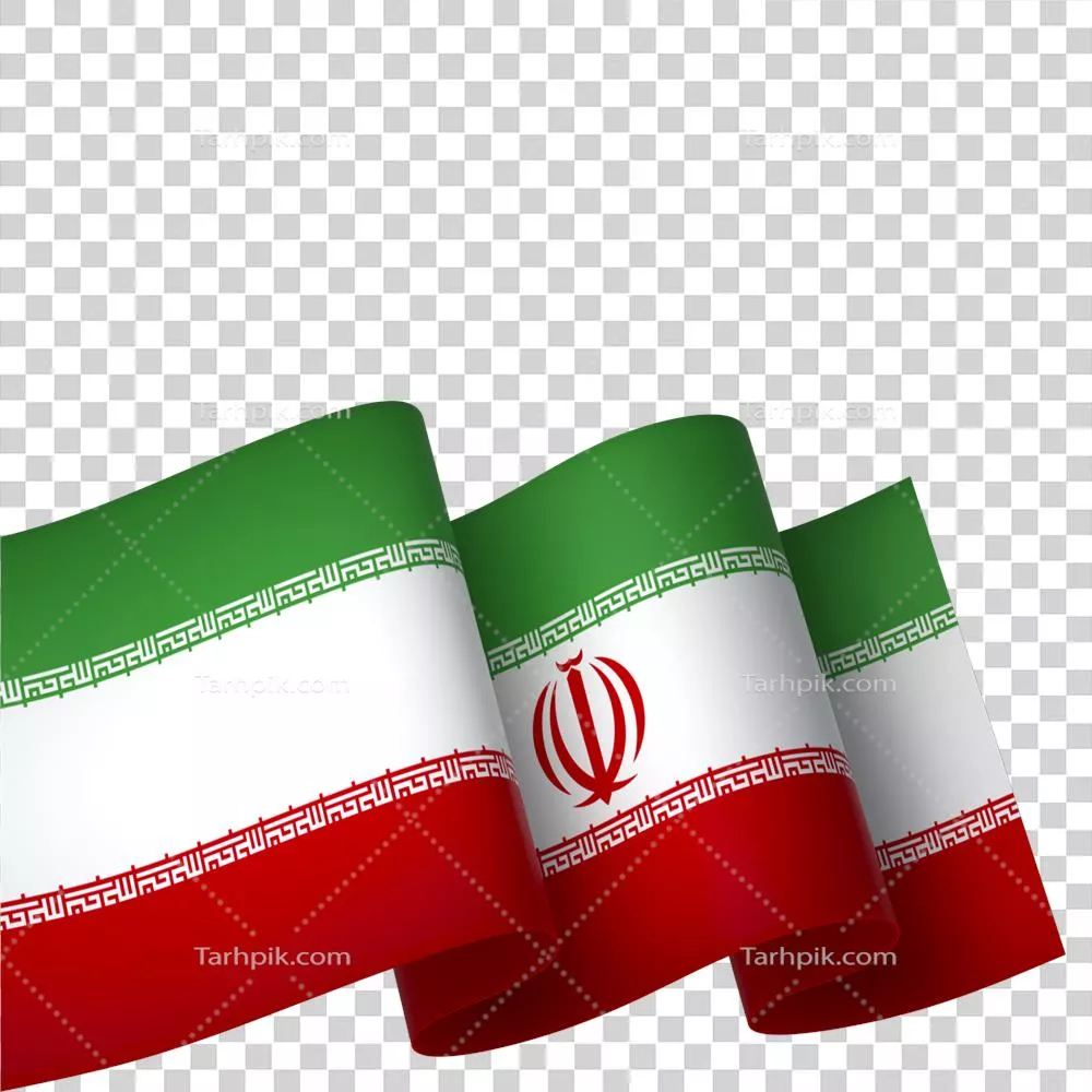 عکس دوربری طراحی المان پرچم ایران برای روز ملی استقلال با ربان زیبا