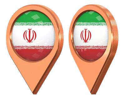عکس دوربری پرچم ایران به صورت سه بعدی با زوایای مختلف و طراحی منحصر به فرد
