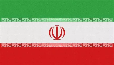 عکس تصویری زیبا و هنری از پرچم ملی ایران با جزئیات دقیق