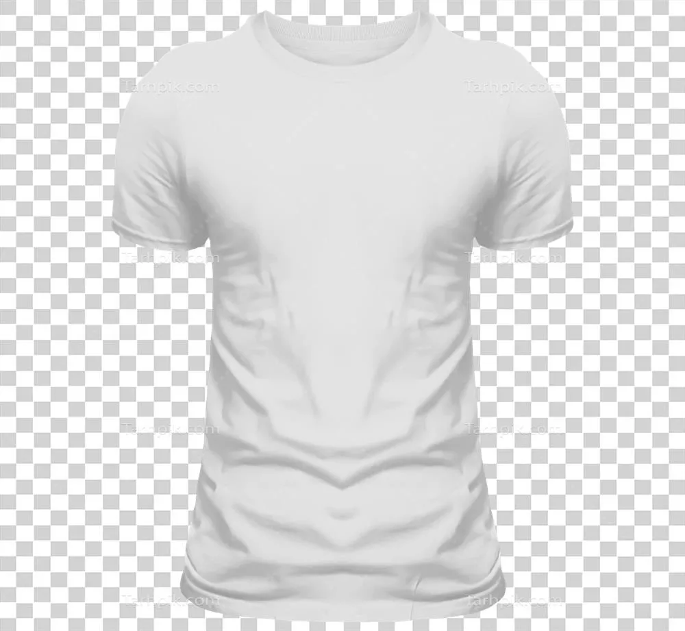 عکس دوربری تی شرت سفید با طراحی ساده و جذاب برای استایل روزمره