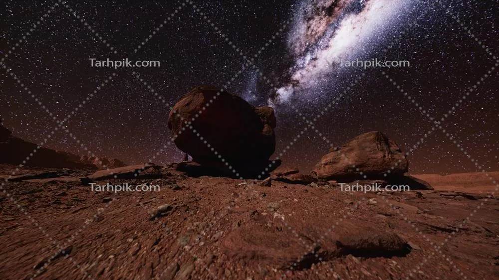 عکس تصویری زیبا از کهکشان راه شیری در پارک طبیعی گرند کنیون