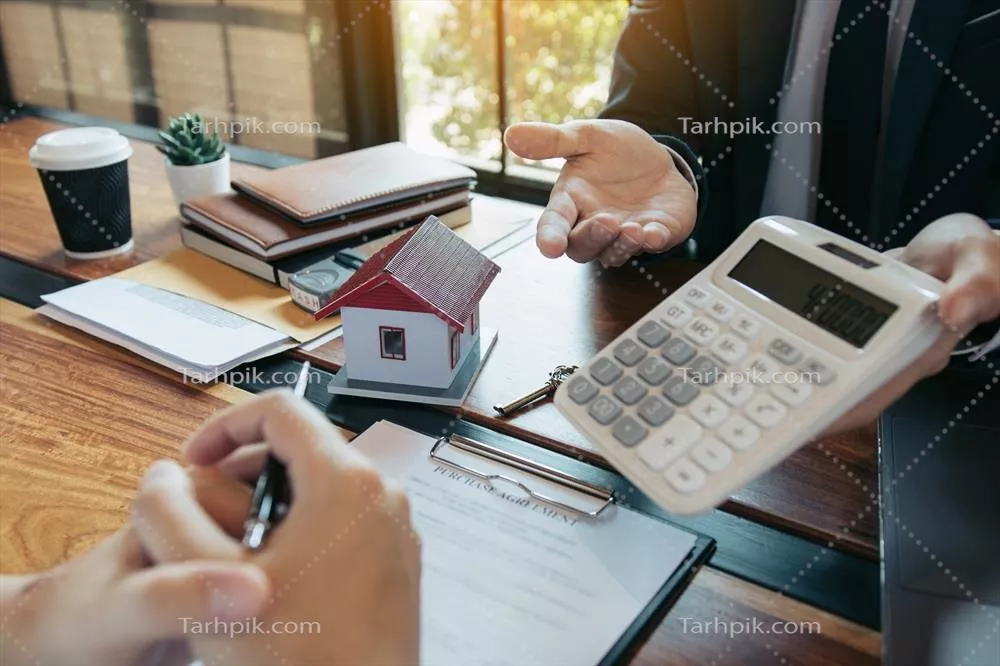 عکس محاسبه نرخ پرداخت وام و حق بیمه برای خریداران خانه جدید