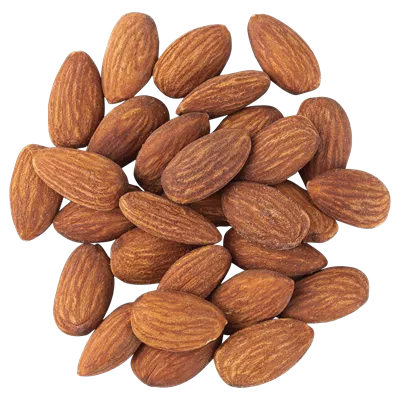 عکس دوربری تصویر با کیفیت از بادام برای استفاده در طراحی های گرافیکی