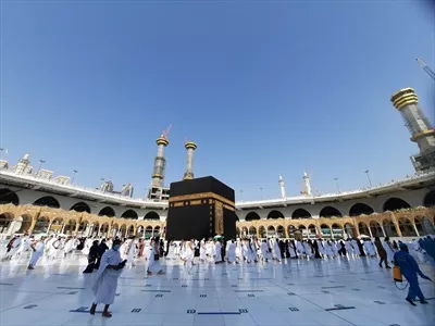 عکس زائران از سرتاسر جهان در حال طواف در مسجد الحرام مکه