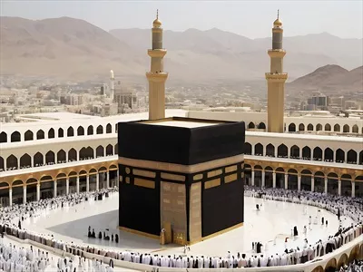 عکس جشن های عید در کعبه: شادی رمضان در مکه و دل های اسلامی