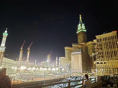 عکس جمعیت زائران در شب بیست و نهم رمضان در مسجد الحرام مکه