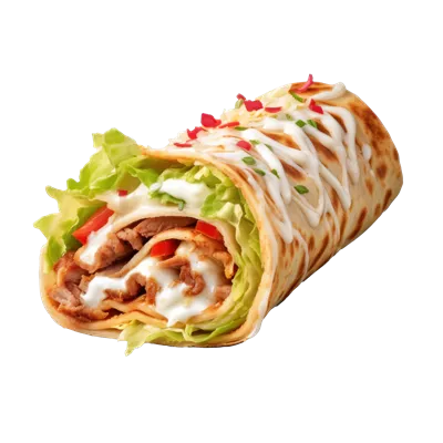 عکس دوربری شاورمای تازه و خوشمزه با طعمی بی نظیر و ظاهری جذاب