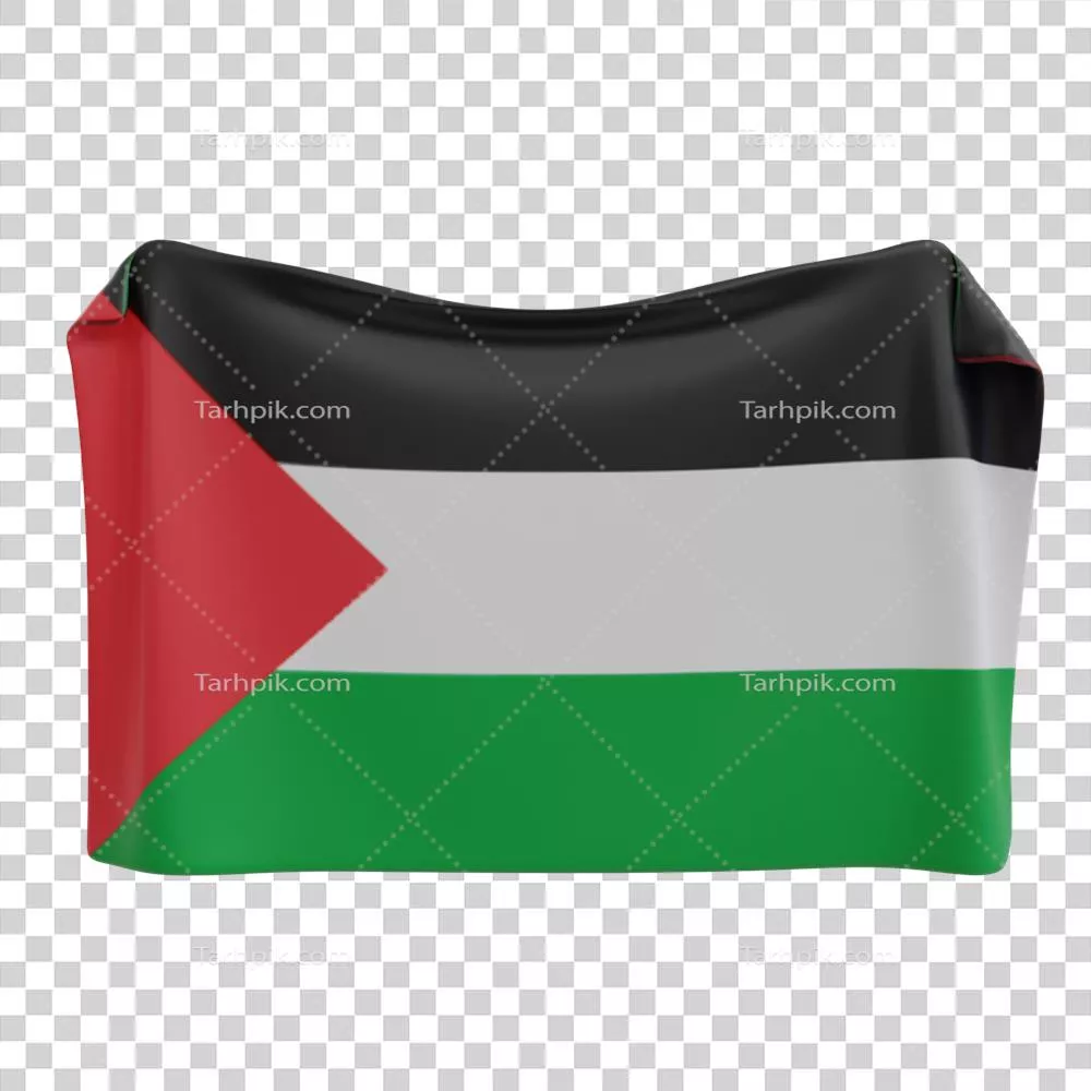 عکس دوربری پرچم سه بعدی آویزان با طراحی زیبا و جذاب برای استفاده در پروژه ها