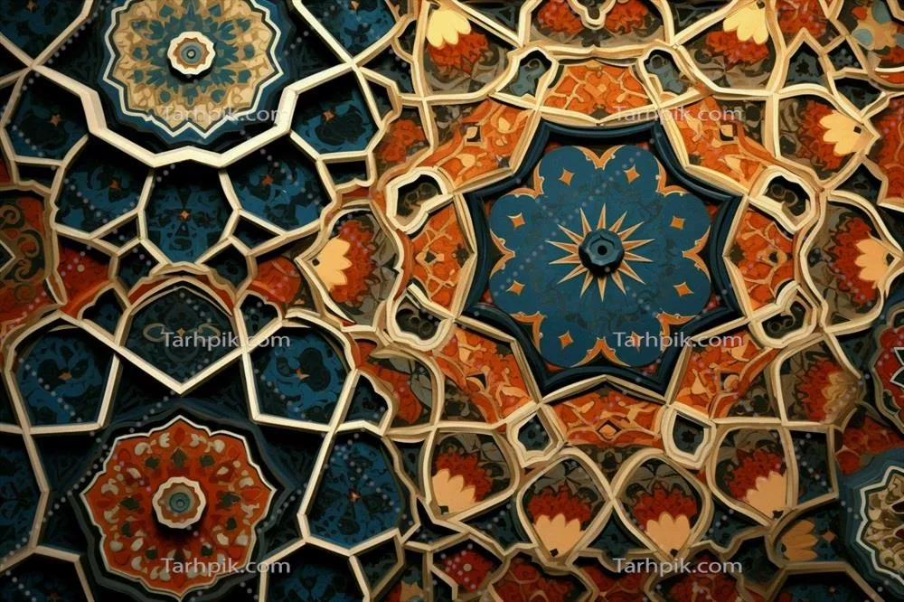 عکس الگوهای اسلامی با کیفیت بالا برای طراحی و تزئینات هنری