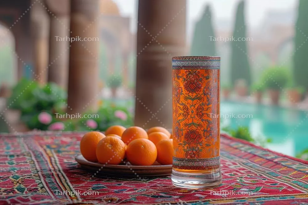 عکس غذاهای متنوع برای افطار در ماه رمضان با طراحی هوش مصنوعی