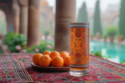عکس غذاهای متنوع برای افطار در ماه رمضان با طراحی هوش مصنوعی