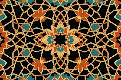 عکس الگوهای اسلامی با کیفیت بالا برای استفاده در طراحی و هنر