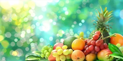 عکس مجموعه ای از توت ها و میوه های رنگارنگ و خوشمزه