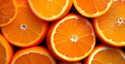 عکس بافت واقع گرایانه نارنجی با دایره های نارنجی در نزدیکی الگوی استوایی