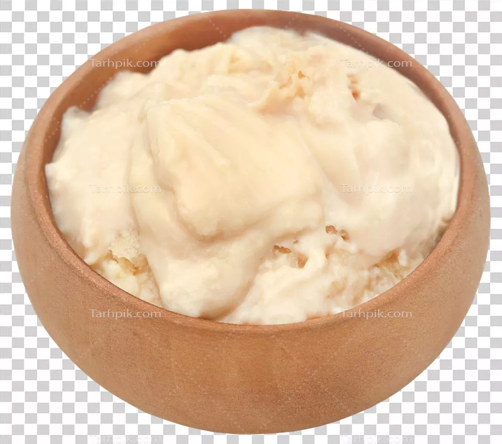 عکس دوربری ماست تازه تهیه شده از شیر با طعم و کیفیت عالی