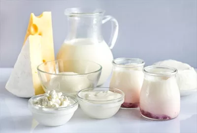 عکس مجموعه ای از محصولات لبنی با کیفیت و تنوع بالا